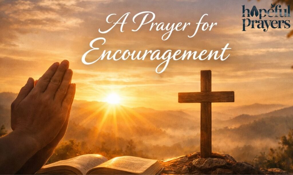A Prayer for Encouragement