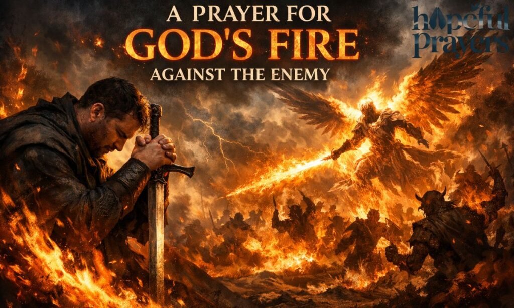 A Prayer for God’s Fire Against the Enemy