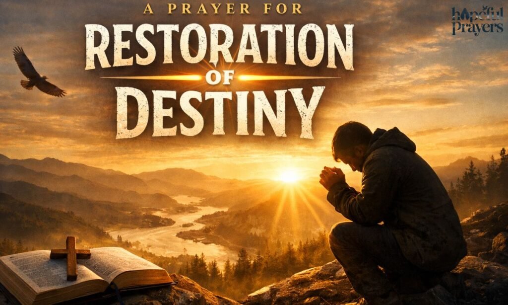 A Prayer for Restoration of Destiny