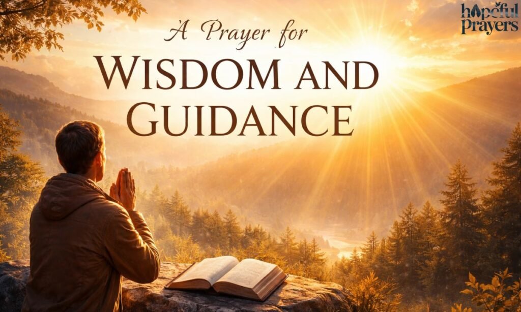 A Prayer for Wisdom and Guidance