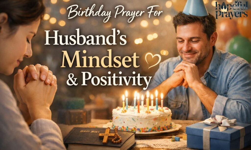 Birthday Prayer For Husband's Mindset and Positivity