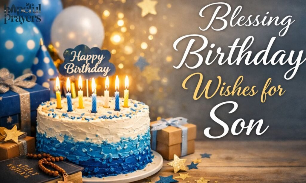 Blessing Birthday Wishes for Son