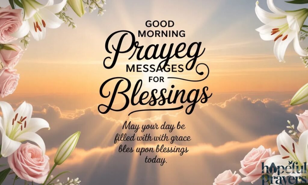 Good Morning Prayer Messages for Blessings 