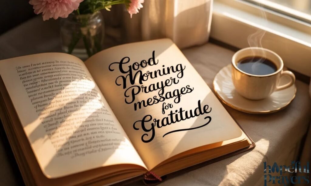 Good Morning Prayer messages for Gratitude 