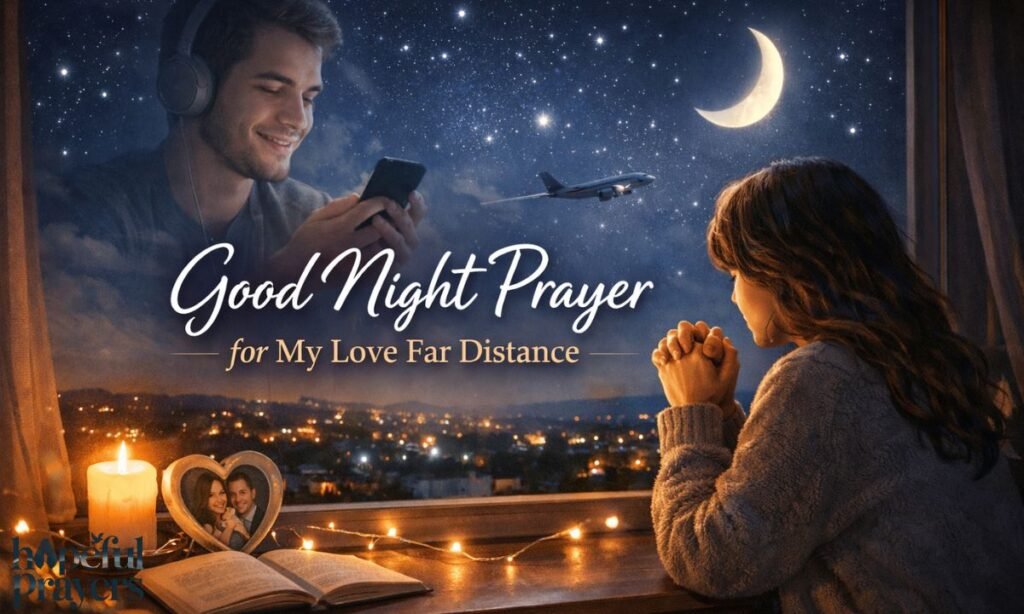 Good Night prayer for my love far distance