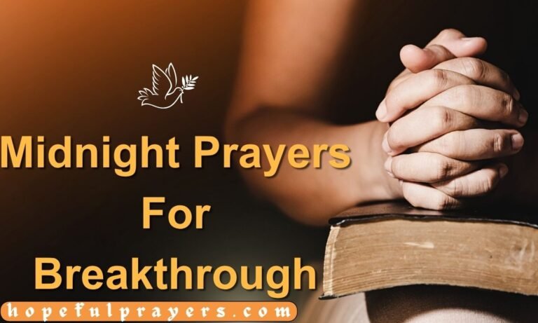 Midnight Prayers For Breakthrough