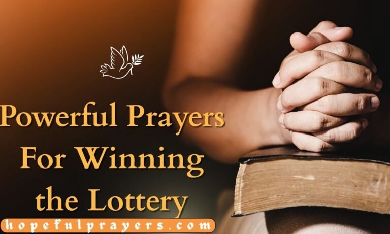 Powerful Prayers For Winning the Lottery