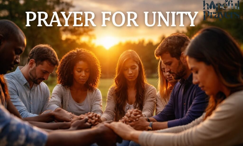 Prayer For Unity