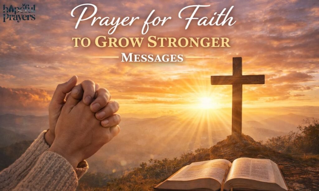 Prayer for Faith to Grow Stronger
