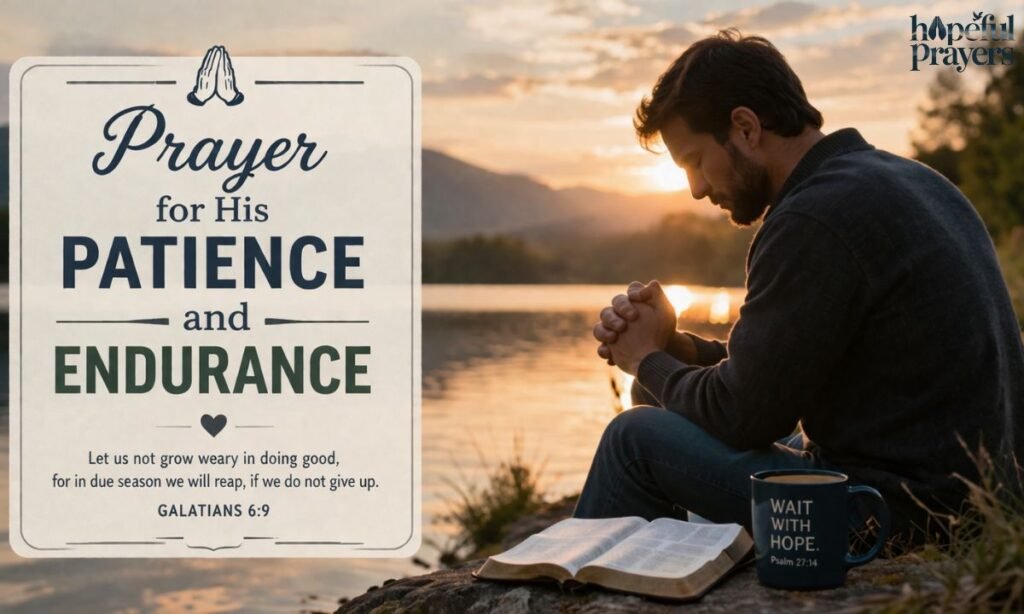 Prayer for His Patience and Endurance