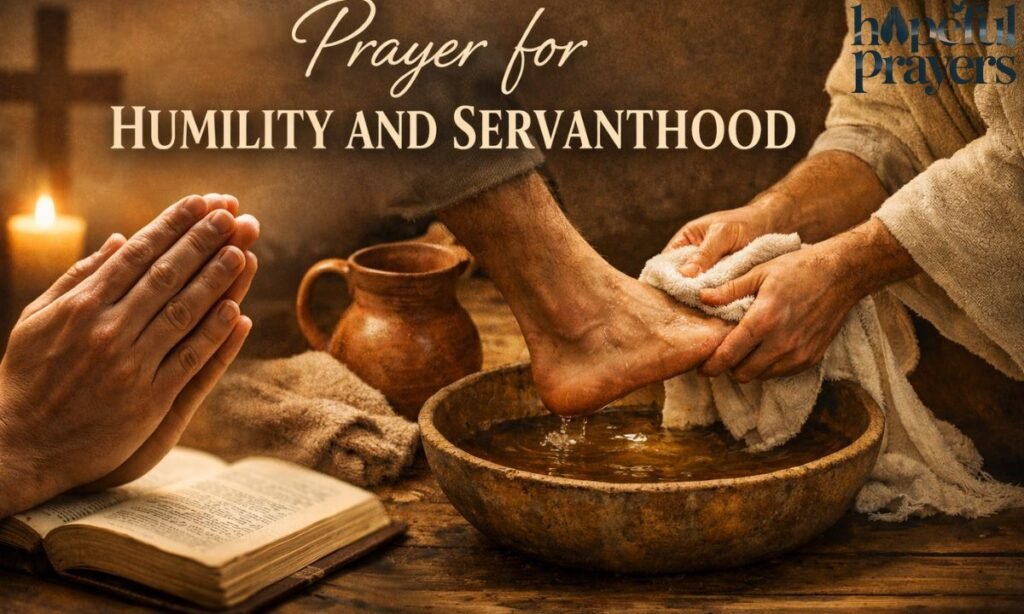 Prayer for Humility and Servanthood