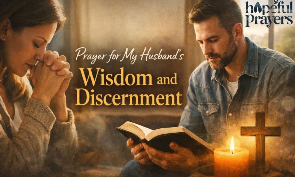 Prayer for My Husband's Wisdom and Discernment