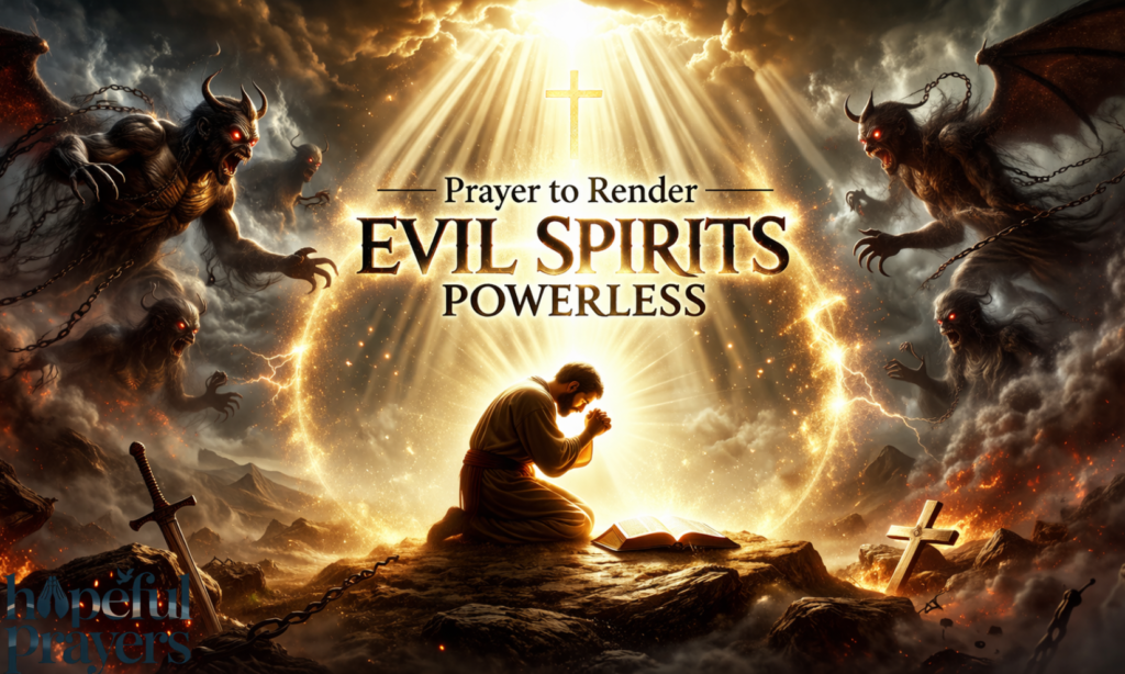 Prayer to Render Evil Spirits Powerless