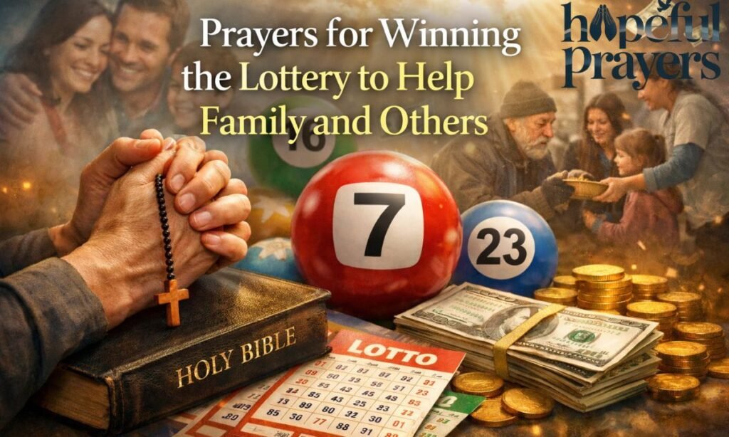 Prayers for Winning the Lottery to Help Family and Others