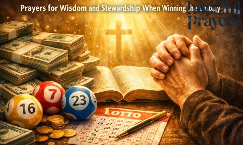 Prayers for Wisdom and Stewardship When Winning the Lottery