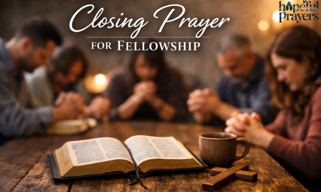 closing prayer for fellowship