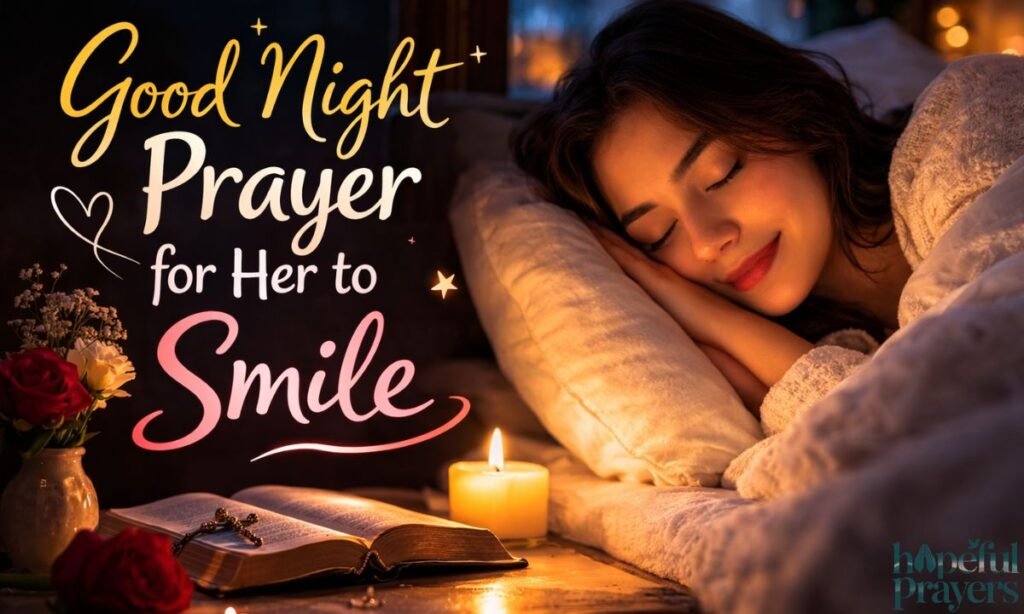 good night prayer for her to smile