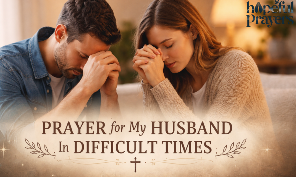 prayer for my husband in difficult times
