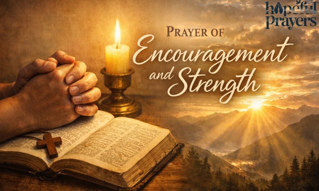 prayer of encouragement and strength