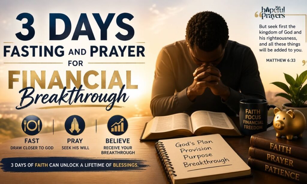 3 days fasting and prayer for financial breakthrough