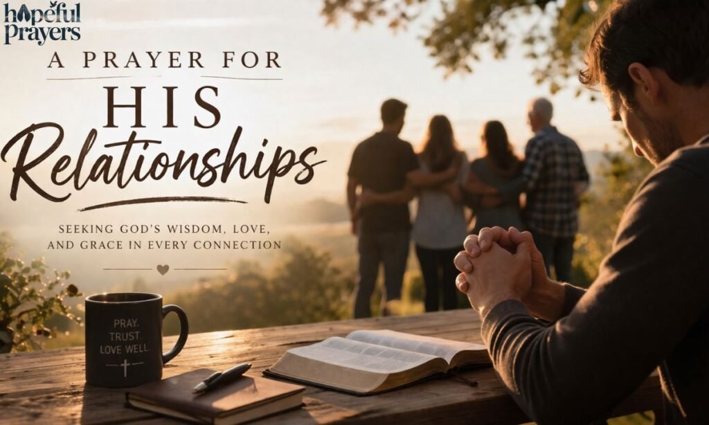 A Prayer for His Relationships