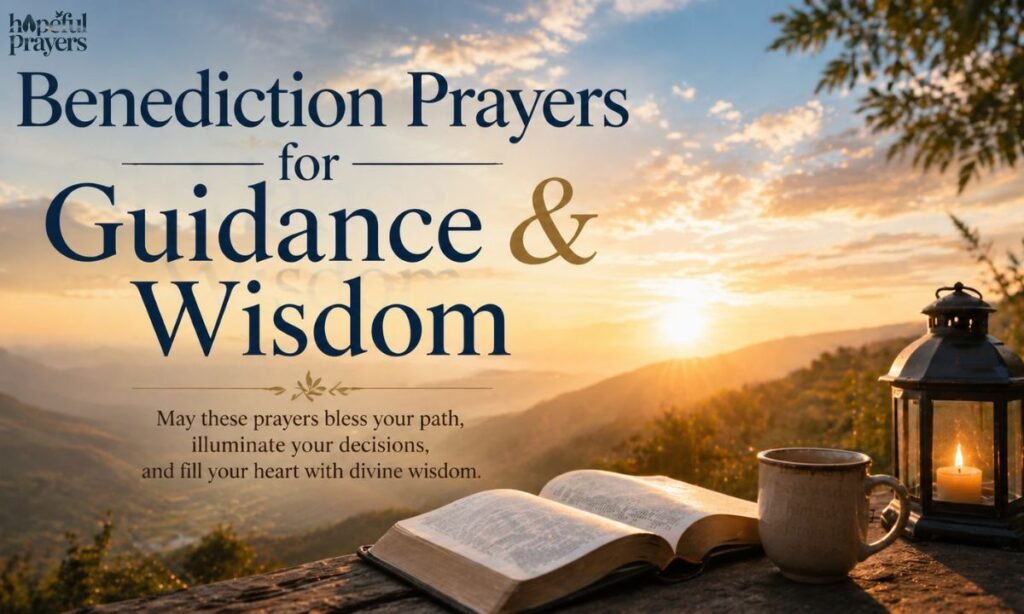 Benediction Prayers for Guidance & Wisdom