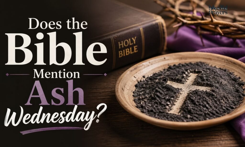 Does the Bible Mention Ash Wednesday