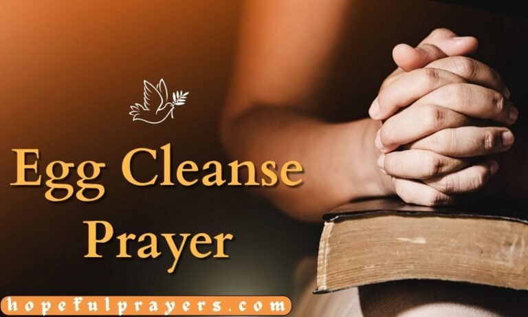 Egg Cleanse Prayer