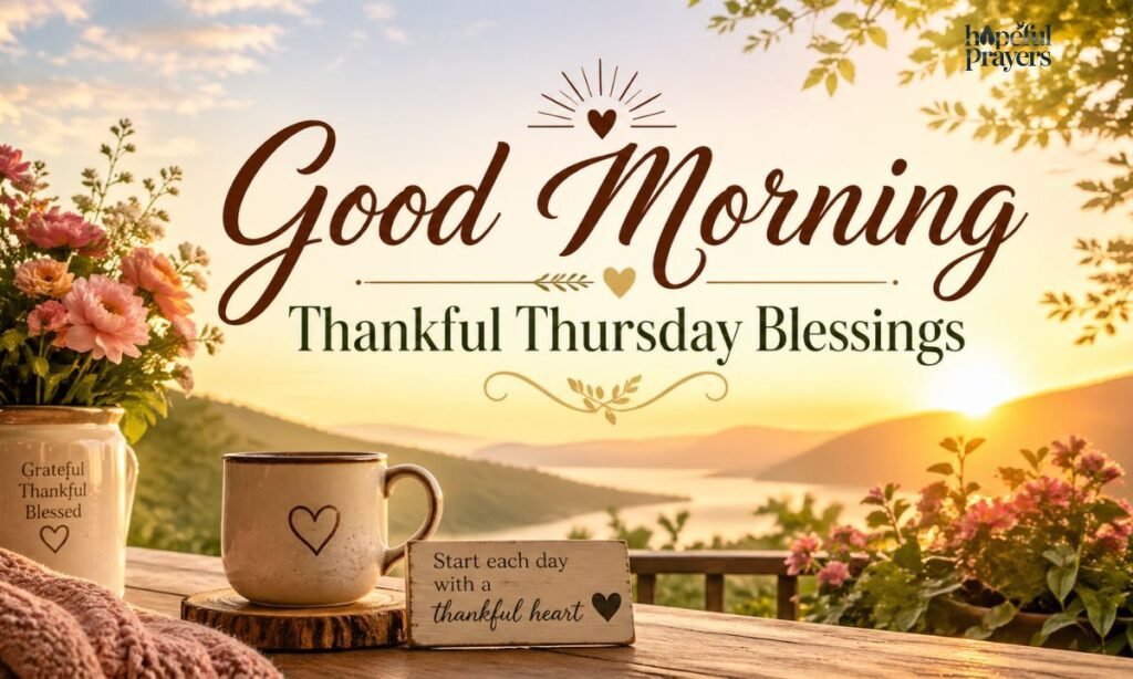Good morning thankful Thursday blessings