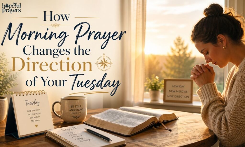 How Morning Prayer Changes the Direction of Your Tuesday