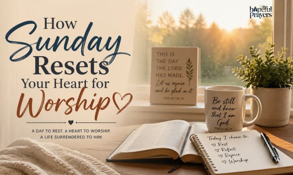How Sunday Resets Your Heart for Worship