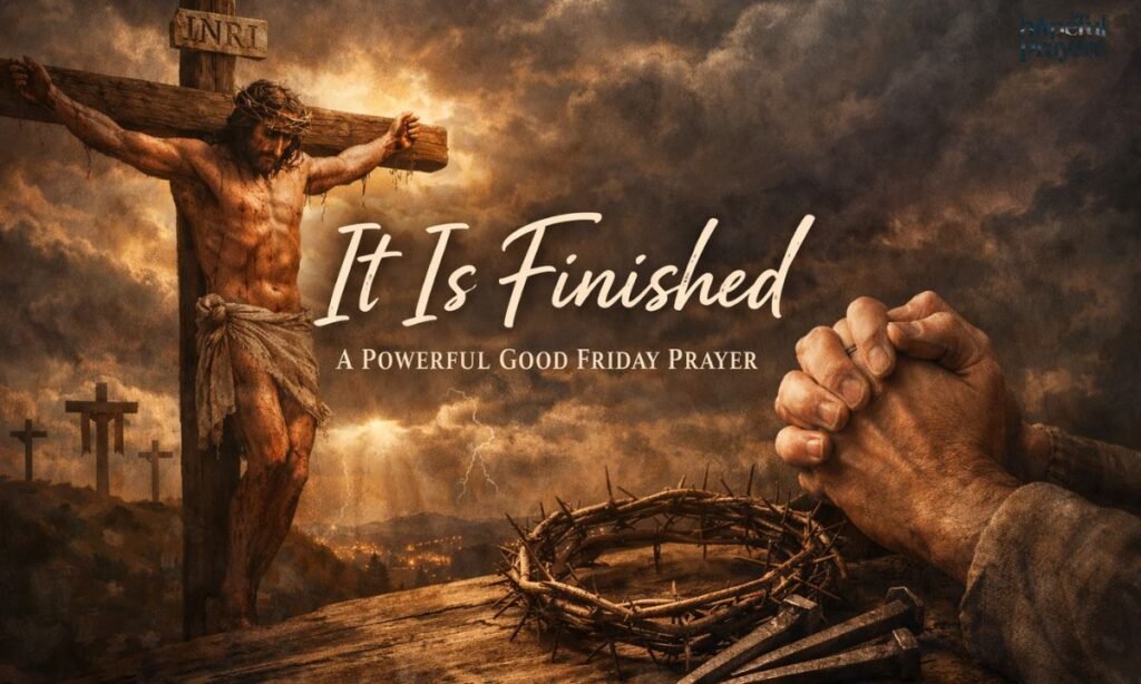 “It Is Finished” – A Powerful Good Friday Prayer
