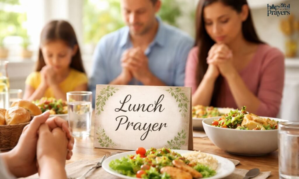 Lunch Prayer Before Eating