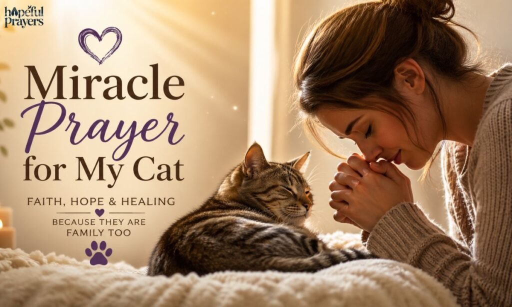 Miracle Prayer for My Cat