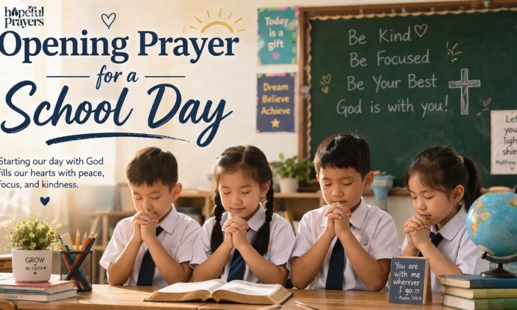 Opening Prayer for a School Day