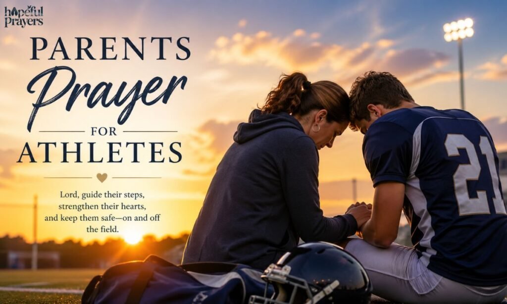 Parents prayer for athletes