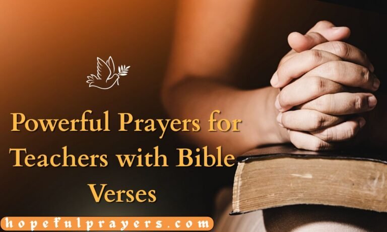_Powerful Prayers for Teachers with Bible Verses