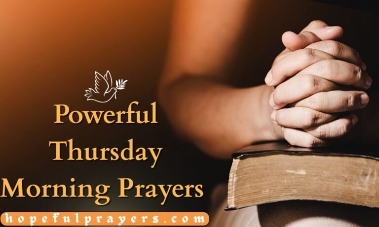 Powerful Thursday Morning Prayers