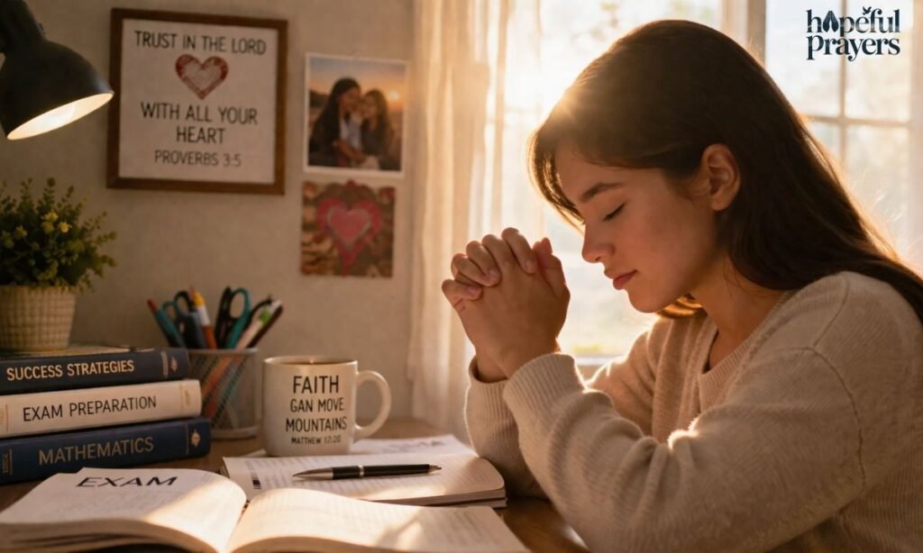 Powerful prayer to pass an exam for a daughter