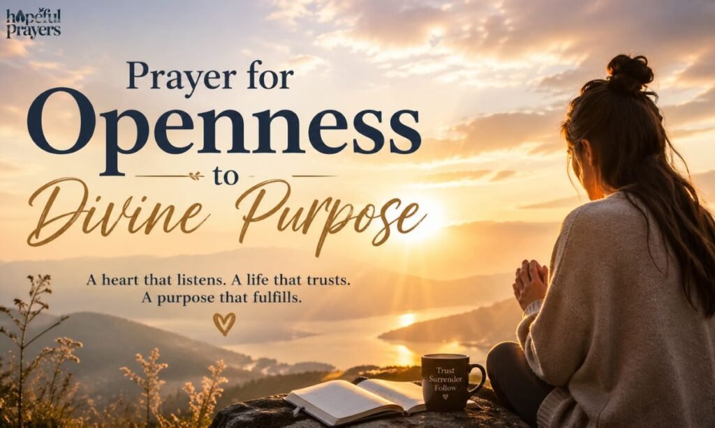Prayer for Openness to Divine Purpose