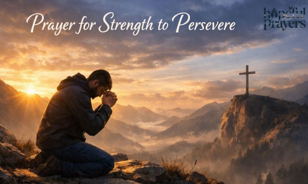 Prayer for Strength to Persevere