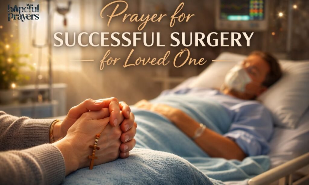 Prayer for successful surgery for loved one