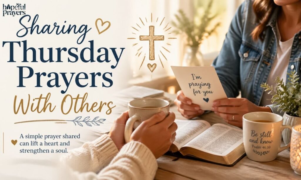 Sharing Thursday Prayers With Others