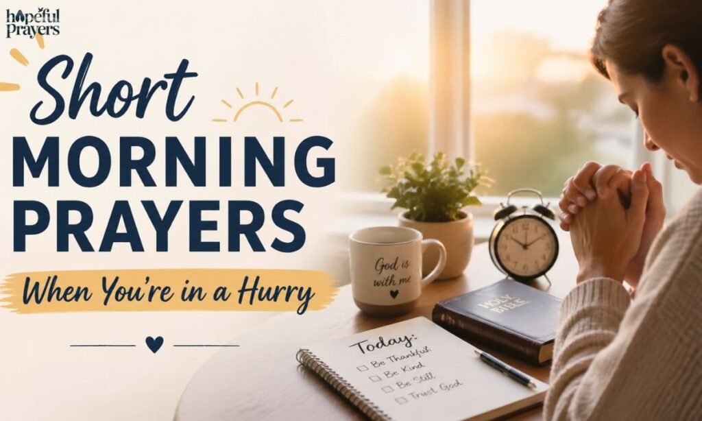 Short Morning Prayers When You’re in a Hurry
