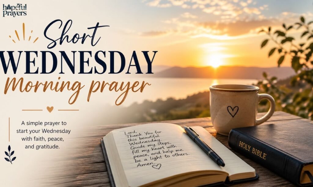 Short Wednesday morning prayer