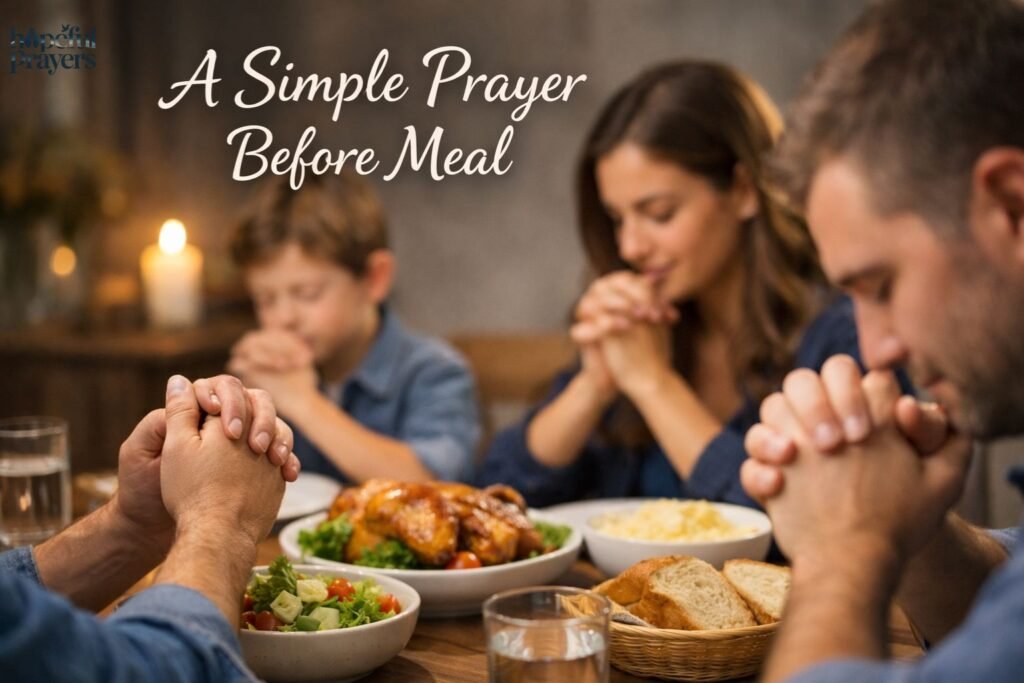 Simple Prayer Before Meal (1)