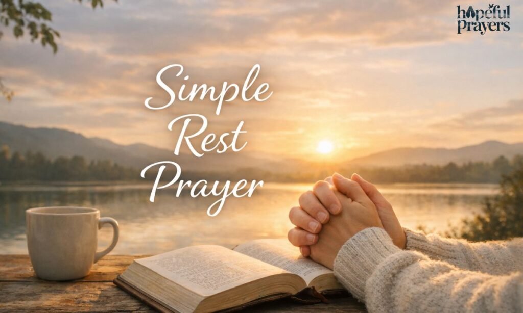 Simple Rest Prayer