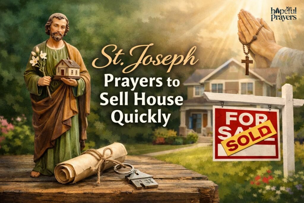 St Joseph prayers to sell house quickly