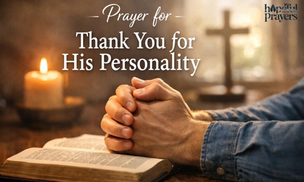 Thank You for His Personality