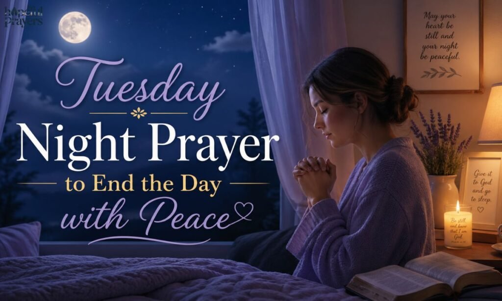 Tuesday Night Prayer to End the Day with Peace